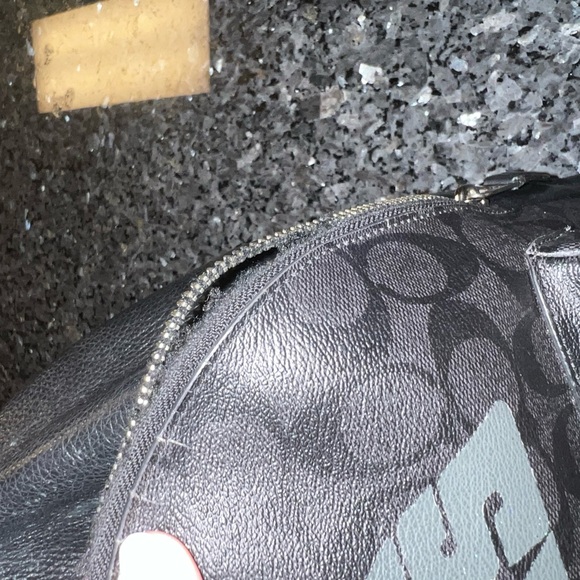 Authentic Star Wars X Coach Medium Charlie Backpack Signature Canvas with Motif - Picture 10 of 15
